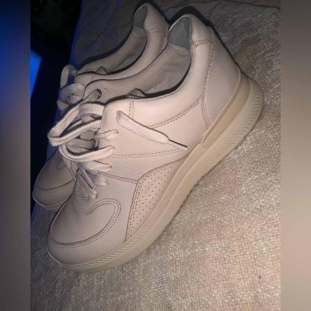 Everlane pink beige trainers / sneakers shoes 8 classic fall athletic casual - Picture 4 of 9